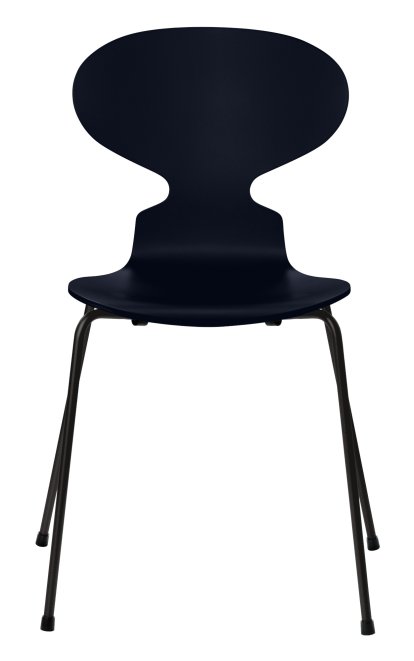 Ant Chair 3101, Lacquer, Midnight blue, Black