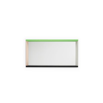 Colour Frame Mirror, Medium (48 cm x 91 cm), Green / Pink