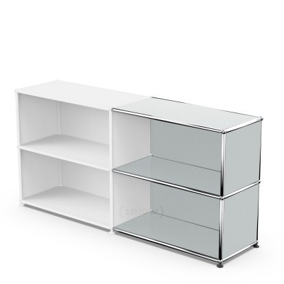USM Haller Extension Kit Horizontal 2, USM matte silver, 35 cm