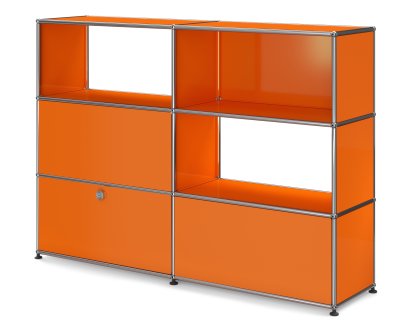 USM Haller Room Divider Type 1, Pure orange RAL 2004