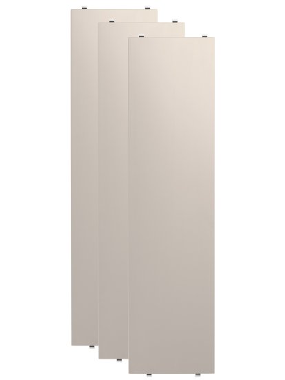 String System Shelves (Set of 3), 78 x 20 cm, Beige lacquered