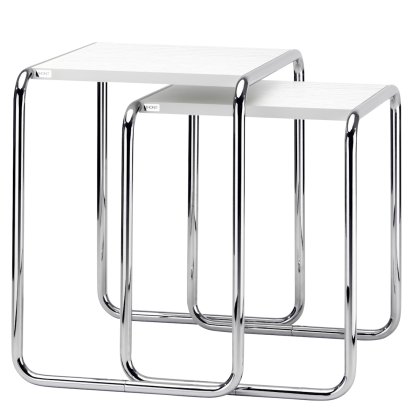 Set B 9 a + b, White lacquered ash