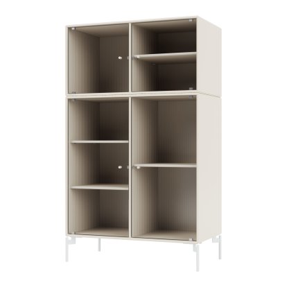 Ripple III Display Cabinet, Oat