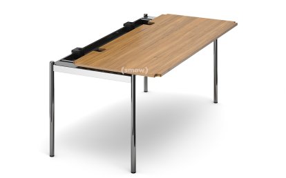 USM Haller Table Advanced, 175 x 75 cm, 07-Natural lacquered oak, Without hatch