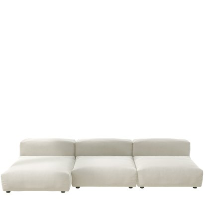 Vetsak Sofa Set 4, Suave - Clay, Without cushion