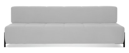 Daybe Sofa Bed, Without armrest, Reflect 104 - light grey