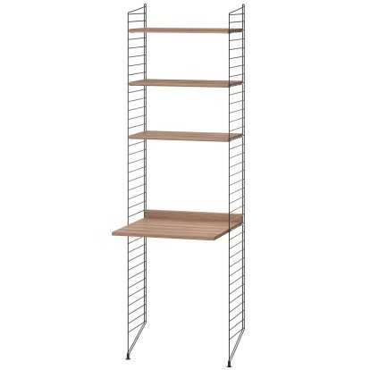 Floor Shelf with Desk