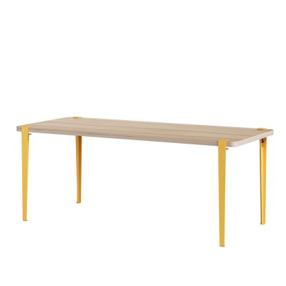 Tiptoe Dining Table Brixton, Brioche yellow