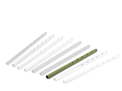 Height Extension (1 Set) for Eiermann Table Frames, Olive green