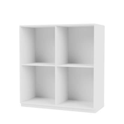 Show Shelf, New White, Plinth