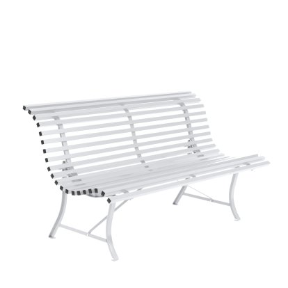 Louisiane Bench, 150 cm, Cotton white
