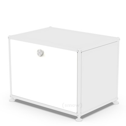 USM Haller Drop-down Door for USM Haller Shelves, 50 cm x 35 cm, Pure white RAL 9010