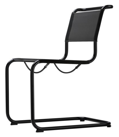 S 33 N All Seasons Cantilever Chair, Black, Black, Without Cushion