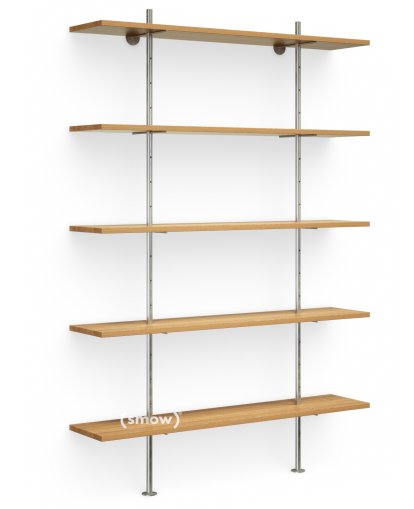 Regal Eiermann, Solid oak, 160 cm, 238 cm