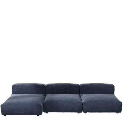 Vetsak Sofa Set 4, Suave - Navy, Without cushion