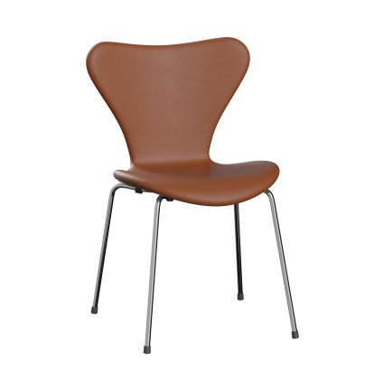 Serie 7 Chair 3107 Upholstered, Walnut, Chrome