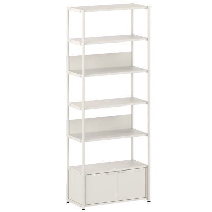 Unit Shelf Steel, 215 m , 1 x double door, Cream white
