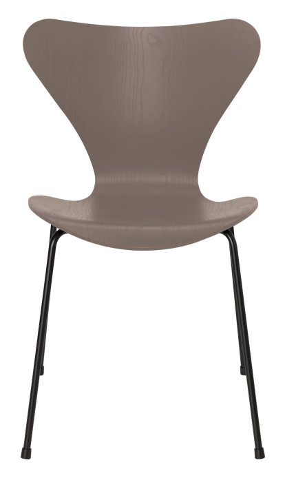 Series 7 Chair 3107, Coloured ash, Deep Clay, Black