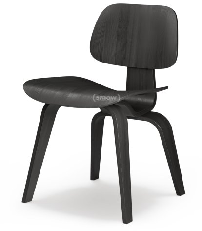 Plywood Group DCW Chair, Black ash