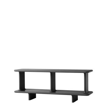 Archivo Shelf, Black grey, H 54 cm