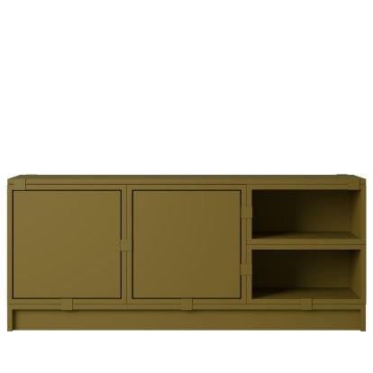 Stacked Hallway 2, Brown green