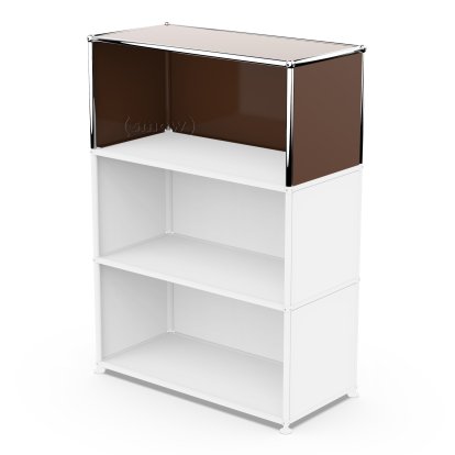 USM Haller Extension Kit Vertical 1, USM brown, 35 cm