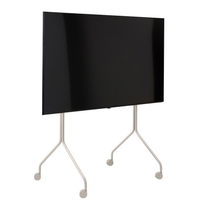 Moon TV Stand, Tall, Oat