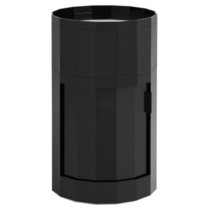 Facet Container, H 66 x Ø 38 cm, Anthracite