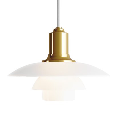PH 2/1 Pendant Lamp, Brass metallised