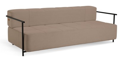 Daybe Sofa Bed, With armrest, Brusvik 65 - light brown