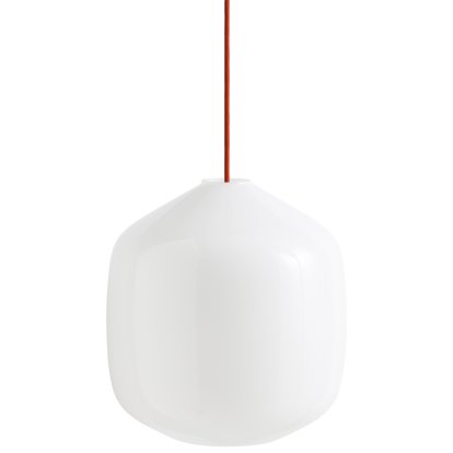 Buoy Glass Pendant Lamp, Ø 30 cm, Rusty red