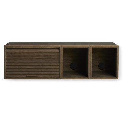 Hifive Wall Shelf, Hifive 100 Slim, Smoked oak