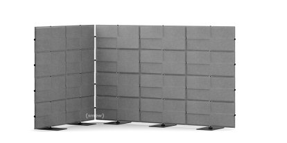 USM Privacy Panels Acoustic Corner, 2,25 m (3 elements), 1,44 m (4 elements), 1,50 m (2 elements), Anthracite