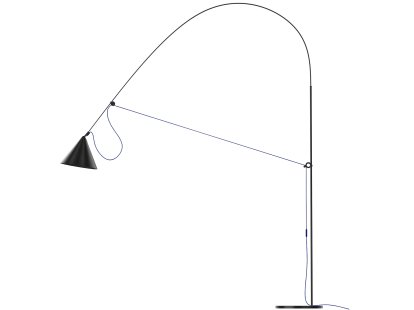 Ayno XL Floor Lamp, Black, Ultramarine, 2700 K