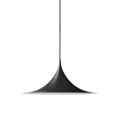 Semi Pendant Light, Ø 47 cm, Black, matt