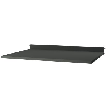 String System Work Desk, Dark grey lacquered