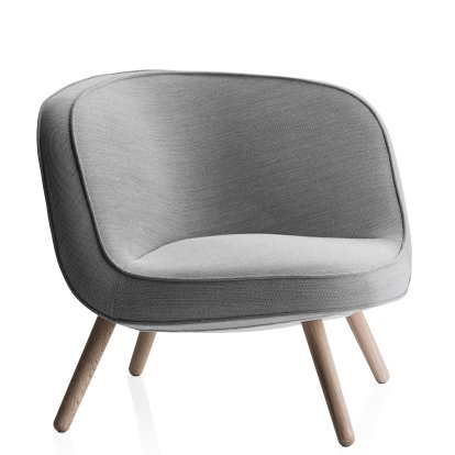 Via57 Armchair, Steelcut Trio 124 - White/black