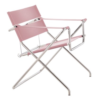 D4 Lounge Chair, Bauhaus Straps, rose