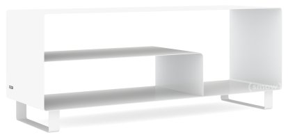 Sideboard R 111, Self-coloured, Signal white (RAL 9003), Sledge base lacquered in same colour as unit exterior