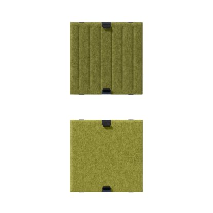 USM Soft Panel Duo for USM Haller Shelves, 35 cm x 35 cm, Green / Light green