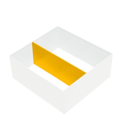 Divider Panel for USM Metal Box Insert (Extension Door), 50 cm, Golden yellow RAL 1004
