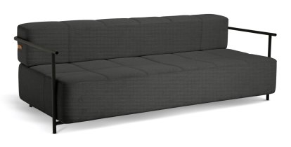 Daybe Sofa Bed, With armrest, Brusvik 08 - dark grey