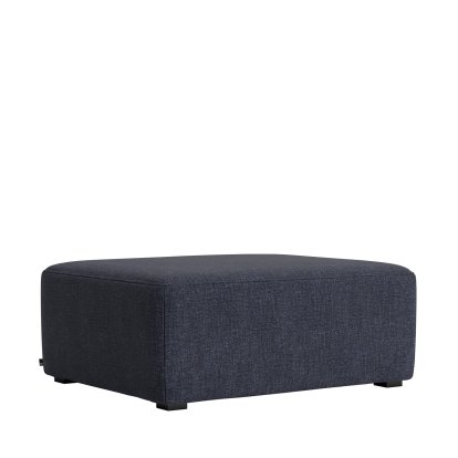 Mags Ottoman, W 79 x D 96 cm, Overlap 03 - dark grey