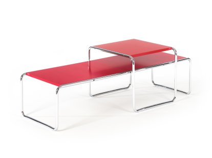 Laccio Table Set, Laminate red, Laminate red
