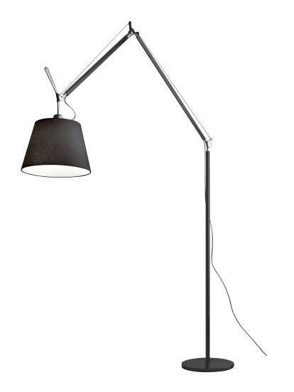 Tolomeo Mega Terra Floor Lamp LED, Fabric black, 42 cm