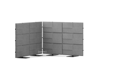 USM Privacy Panels Acoustic Corner, 1,50 m (2 elements), 1,09 m (3 elements), 1,50 m (2 elements), Anthracite