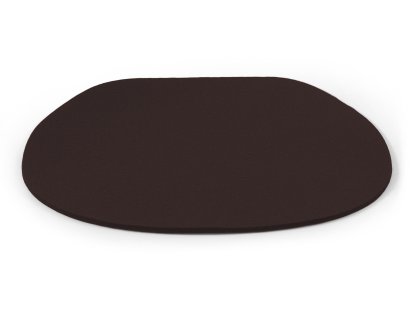 Seat Pad for Eames Side Chairs, Without upholstery, Chocolate