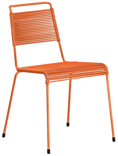Chair TT54, Bright red orange