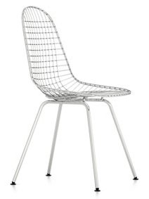 Wire Chair DKX, Polished chrome