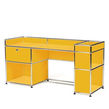 USM Haller Kids Desk, Golden yellow RAL 1004